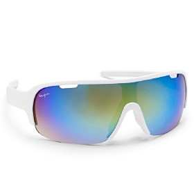 Bild på Haga Eyewear Kawasaki Matt White - Gold Mirror lens
