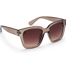 Bild på Haga Eyewear Marbella Transparent Khaki - Brown Gradient lens