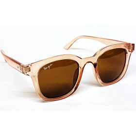 Bild på Haga Eyewear Parma Transparent Pink - Brown Lens