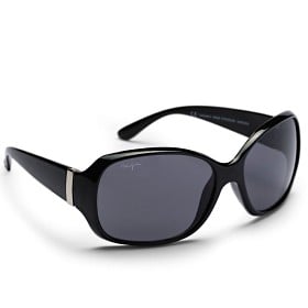 Bild på Haga Eyewear Siena Polarized Shiny Black - Grey lens