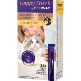 Bild på Happy Snack by Feliway Kyckling 24 x 15 g