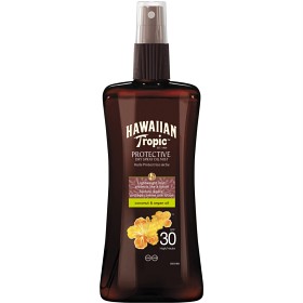 Bild på Hawaiian Tropic Protective Dry Spray Oil SPF 30, 200 ml