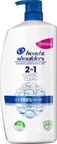 Bild på Head & Shoulders Classic Clean 2in1 schampo & balsam mot mjäll 1 liter