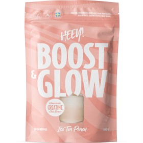 Bild på Heey! Boost & Glow, Creatine + Coll-Egan, Ice Tea Peach, 300 g