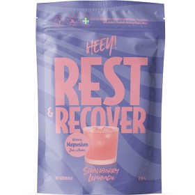 Bild på Heey! Rest & Recover Magnesium, Strawberry Lemonade 210 g