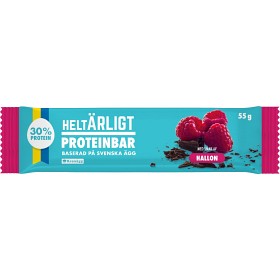 Bild på Helt Ärligt Proteinbar Hallon 55 g