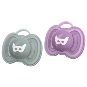 Bild på Herobility - Heropacifier 0-6 mån (2-pack) (Grå/Lila)