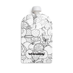 Bild på Herobility Klämmis 180 ml Fruits Black & White