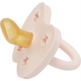 Bild på Hevea Natural Rubber Pacifier Orthodontic Newborn 0+ Months 1 st Powser Pink