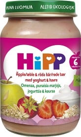 Bild på HiPP Röda Bär Äpple Yoghurt 6M 160 g