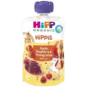 Bild på HiPP Hippis Äpple, Hallon & Granatäpple 6M 100 g