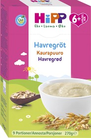 Bild på HiPP Mild Havregröt 6M 270 g