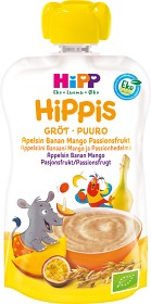 Bild på Hippis Gröt Apelsin, Banan, Mango & Passionsfrukt 6M 100 g