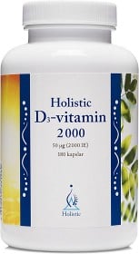 Bild på Holistic D3-vitamin 2000 IE 180 kapslar
