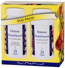 Bild på Holistic DuoPack vitamin & mineral 60+60 st vegetabiliska kapslar