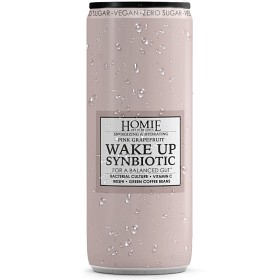 Bild på Homie Wake Up Synbiotic Pink Grapefruit 330 ml