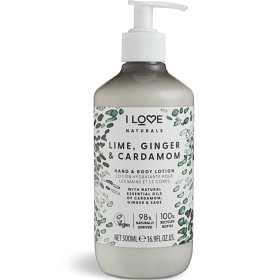 Bild på I LOVE Naturals Hand & Body Lotion Lime Ginger & Cardamon 500 ml