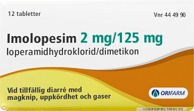 Bild på Imolopesim, tablett 2 mg/125 mg 12 st