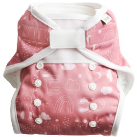 Bild på Vimse All-In-Two Diaper Rusty Pink Teddy