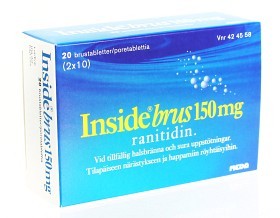 Bild på Inside Brus brustablett 150 mg 20 st
