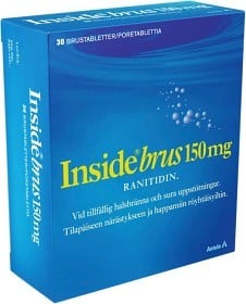 Bild på Inside Brus, brustablett 150 mg 30 st