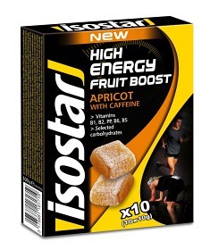 Isostar Energy Fruit Boost - Pâtes De Fruits à La Fraise - énergie Sport - Lot Réduction - Neuf