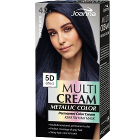 Bild på Joanna Multi Cream Color Metallic Navy Black (42.5)