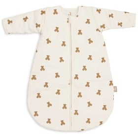 Bild på Jollein Sovpåse med avtagbar ärm 60cm Mini Teddy Bear Waffle