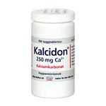 Bild på Kalcidon, tuggtablett 250 mg 100 st