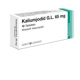 Bild på Kaliumjodid G.L. Pharma, tablett 65 mg 10 st