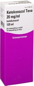 Bild på Ketokonazol Teva, schampo 20 mg/ml 120 ml