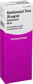 Bild på Ketokonazol Teva, schampo 20 mg/ml 60 ml