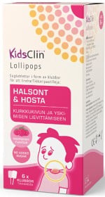 Bild på KidsClin Halsont & Hosta klubbor 6 st