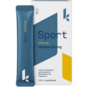 Bild på Kii Vätskeersättning Sport Citrus, 10 dospåsar