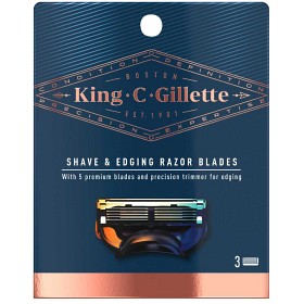Bild på King C. Gillette Rakblad för rakning & formning 3 st