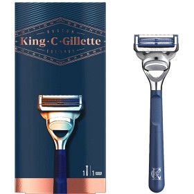 Bild på King C. Gillette Rakhyvel för halsen + 1 st rakblad