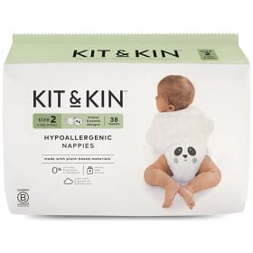 Bild på Kit & Kin Hypoallergena Blöjor Storlek 2 (4-8kg) 38 st