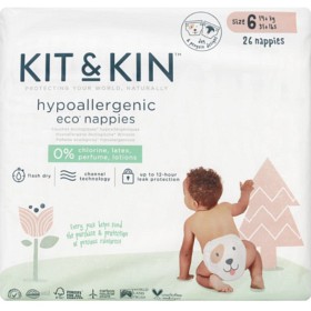 Bild på Kit & Kin Eco Nappies Size 6 (14+kg) 24 st