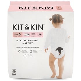 Bild på Kit & Kin Hypoallergena Blöjor Storlek 6 (14+kg) 24 st
