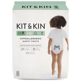 Bild på Kit & Kin Hypoallergena Byxblöjor/Pull Ups Storlek 8 Maxi (19+ kg) 14 st