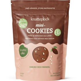 Bild på Knatteplock Mini-cookies Kakao och Mandel 150 g