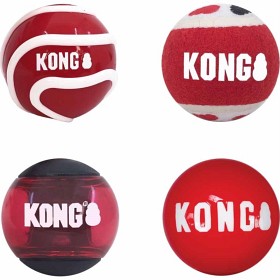 Bild på Kong Signature Balls 4-Pack Medium Mix 7 cm