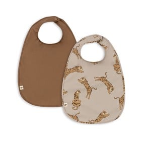 Bild på Konges Slöjd Haklapp 2-pack (Tiger/Toasted Coconut)
