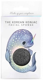 Bild på Korean Konjac Sponge Bamboo Charcoal