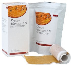 Bild på Kruuse Manuka AD 10x100 cm absorberande steril 1 st