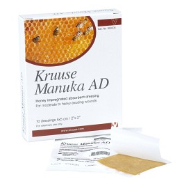 Bild på Kruuse Manuka AD 5x5 cm absorberande steril 10 st