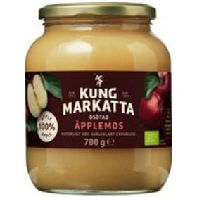 Bild på Kung Markatta Ekologisk osötad äppelmos 700 g