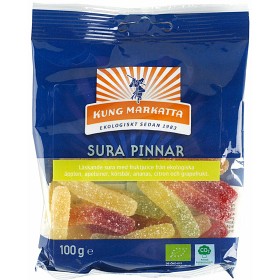 Bild på Kung Markatta Sura Pinnar 100 g
