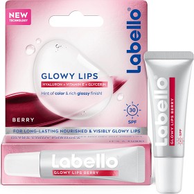 Bild på Labello Läppbalsam Glowy Lips Berry Tinted SPF30, 10 ml
