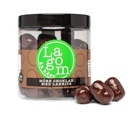 Bild på Lagom Mörk choklad med lakrits 160 g